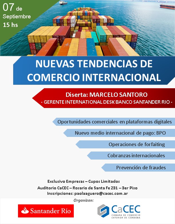 Flyer Tendencias Comercio Internacional