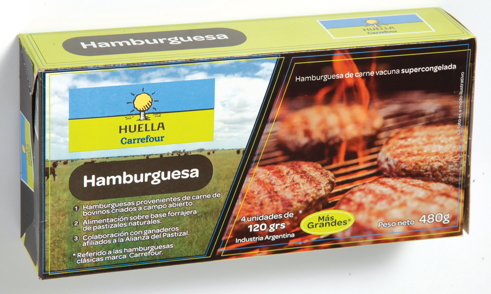 Carrefour lanzó línea de hamburguesas con trazabilidad