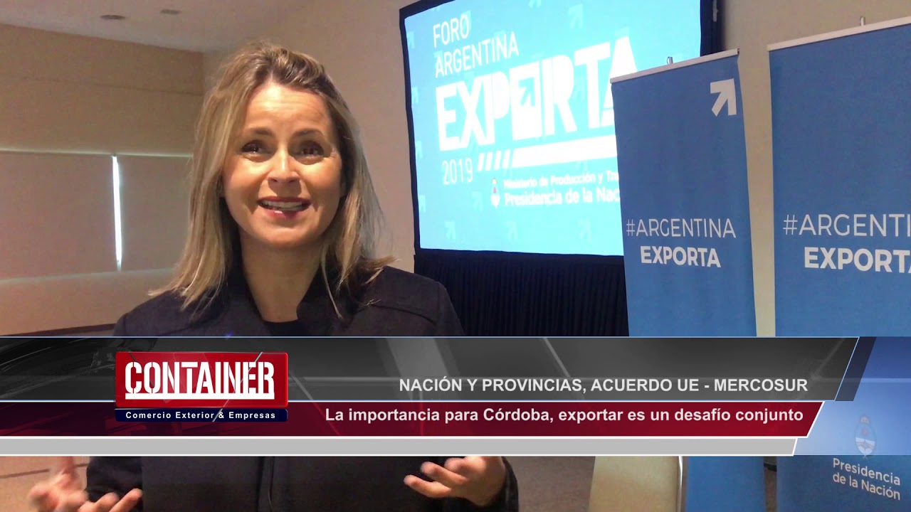 La Secretaria de Comercio Exterior de la Nación en dialogo con Container La Secretaria de Comercio Exterior de la Nación en dialogo con Container