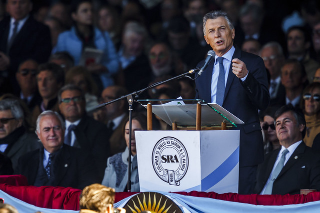 Mauricio Macri destacó la importancia del campo argentino en la inauguración de la Exposición Rural