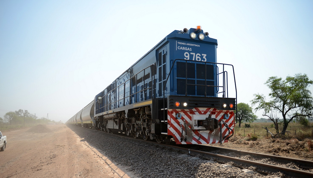 Belgrano Cargas: Se reactiva un ramal para que el tren ingrese al complejo agroexportador en timbues Belgrano Cargas: Se reactiva un ramal para que el tren ingrese al complejo agroexportador en timbues