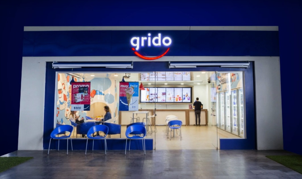 Así quedarán los nuevos locales de Grido tras el cambio de imagen de marca Así quedarán los nuevos locales de Grido tras el cambio de imagen de marca