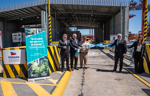 Exolgan inauguró un nuevo sistema de escaneo en Dock Sud Exolgan inauguró un nuevo sistema de escaneo en Dock Sud
